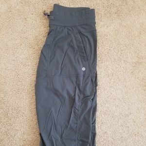 Grey lululemon dance studio capris